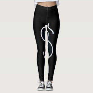 Neon-Dollar-Zeichen Leggings