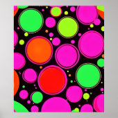 Neon Dot Party Poster (Vorne)