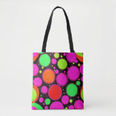 Neon Dot Party Tasche (Vorderseite)