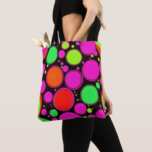 Neon Dot Party Tasche