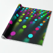 Neon Dots Geschenkpapier (Ungerollt)