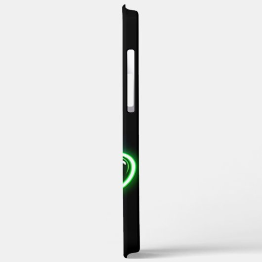 Neon Dows Monogramm Case-Mate iPhone Hülle (Rückseite / Links)