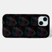 Neon-Drache Case-Mate iPhone Hülle (Rückseite (Horizontal))