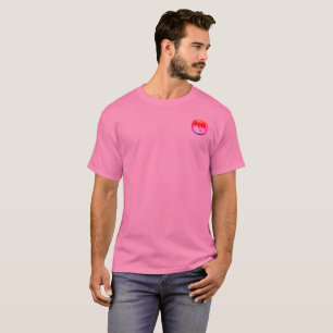 Neon-Drache Herren rosa T-Shirt Tasche