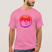 Neon-Drache Männer Pink T-Shirt (Vorderseite)