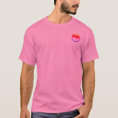 Neon-Drache Männer rosa T-Shirt Tasche (Vorderseite)