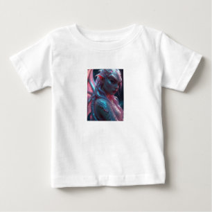 Neon-Drachen-Mädchen-Baby-T-Shirt Baby T-shirt