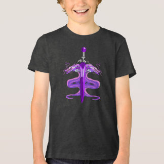 Neon-Drachenschwert Tri-Blend Shirt