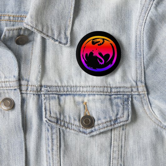 Neon Dragon Black Button (Beispiel)