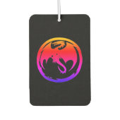 Neon Dragon Black Car Lufterfrischer (Vorderseite)