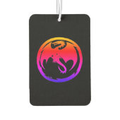 Neon Dragon Black Car Lufterfrischer (Rückseite)