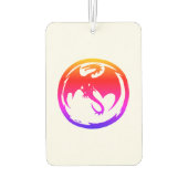 Neon Dragon - Friseurin Autolufterfrischer (Rückseite)