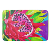 Neon Dragon Fruit Splendor Badematte (Vorderseite)