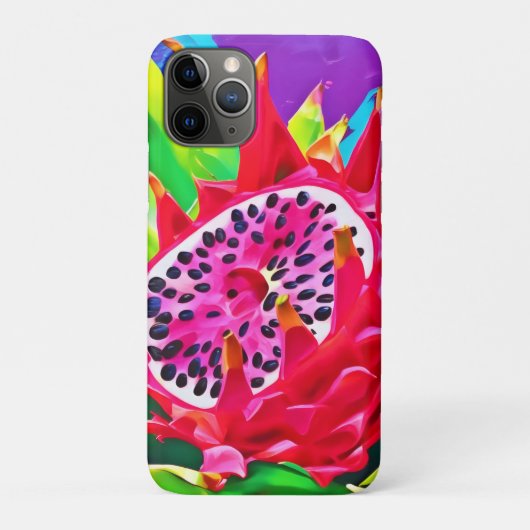Neon Dragon Fruit Splendor Case-Mate iPhone Hülle (Rückseite)