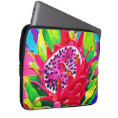 Neon Dragon Fruit Splendor Laptopschutzhülle (Vorne Rechts)