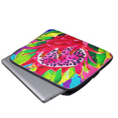 Neon Dragon Fruit Splendor Laptopschutzhülle (Vorne Knopf)