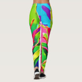 Neon Dragon Fruit Splendor Leggings (Rückseite)