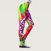 Neon Dragon Fruit Splendor Leggings (Rechts)