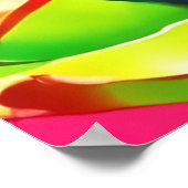 Neon Dragon Fruit Splendor Poster (Ecke)