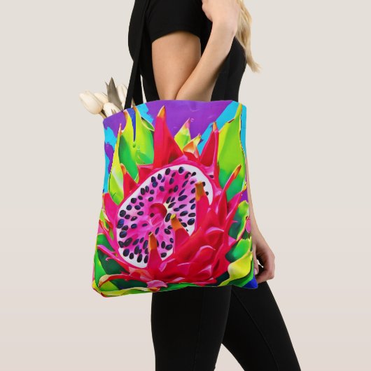 Neon Dragon Fruit Splendor Tasche (Von Nahem)