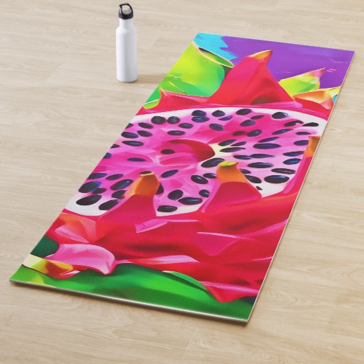 Neon Dragon Fruit Splendor Yogamatte (Beispiel)