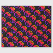 Neon Dragon schwarz-matt Packpapier Medium (Flach)
