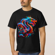 Neon Dragon T - Shirt
