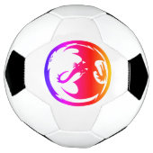 Neon Dragon weiße Fußball (Gedreht)