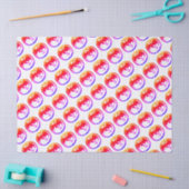 Neon Dragon weißes Papiermedium Seidenpapier (Basteln)