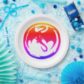 Neon Dragon White Paper Teller (Party)