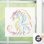 Neon Dragon Window Cloning Fensteraufkleber (Zuhause)