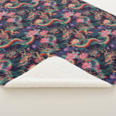 Neon Dragons und Blume Sherpadecke (3/4)