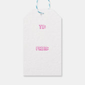 Neon Dread Protocol Geschenkanhänger (Rückseite)