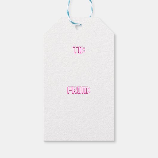 Neon Dread Protocol Geschenkanhänger (Rückseite)