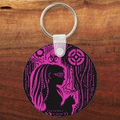 Neon Dread Protocol Schlüsselanhänger (Vorderseite)