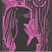 Neon-Dread-Protokoll Aufkleber (Vorderseite)