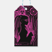 Neon-Dread-Protokoll Geschenkanhänger (Vorderseite)