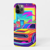 Neon Dream Car Escape Case-Mate iPhone Hülle (Rückseite)