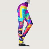 Neon Dream Car Escape Leggings (Rechts)