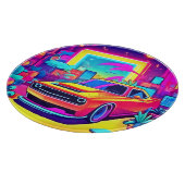 Neon Dream Car Escape Schneidebrett (Ecke)