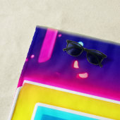 Neon Dream Car Escape Strandtuch (Beispiel)