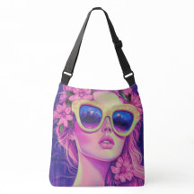 Neon Dream Girl mit BläserSonnenbrille