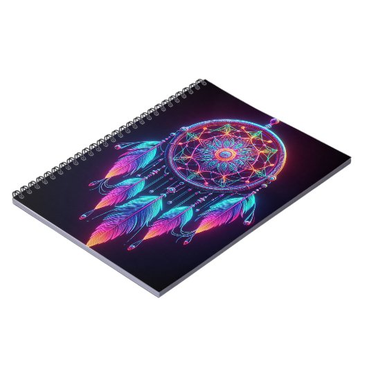 Neon Dreamcatcher Notizblock (Linke Seite)