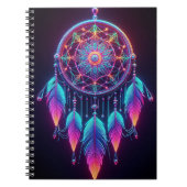 Neon Dreamcatcher Notizblock (Vorderseite)