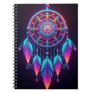 Neon Dreamcatcher Notizblock