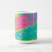 Neon Dreams Abstrakt Kaffeetasse (Mittel)