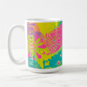 Neon Dreams Abstrakt Kaffeetasse (Links)