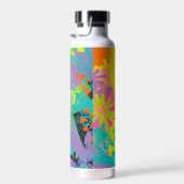 Neon Dreams Abstrakt Trinkflasche (Rechts)