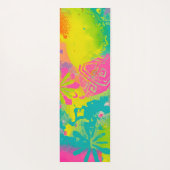 Neon Dreams Abstrakt Yogamatte (Rückseite)