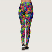 Neon Dreams CBDOilPrincess Leggings (Rückseite)